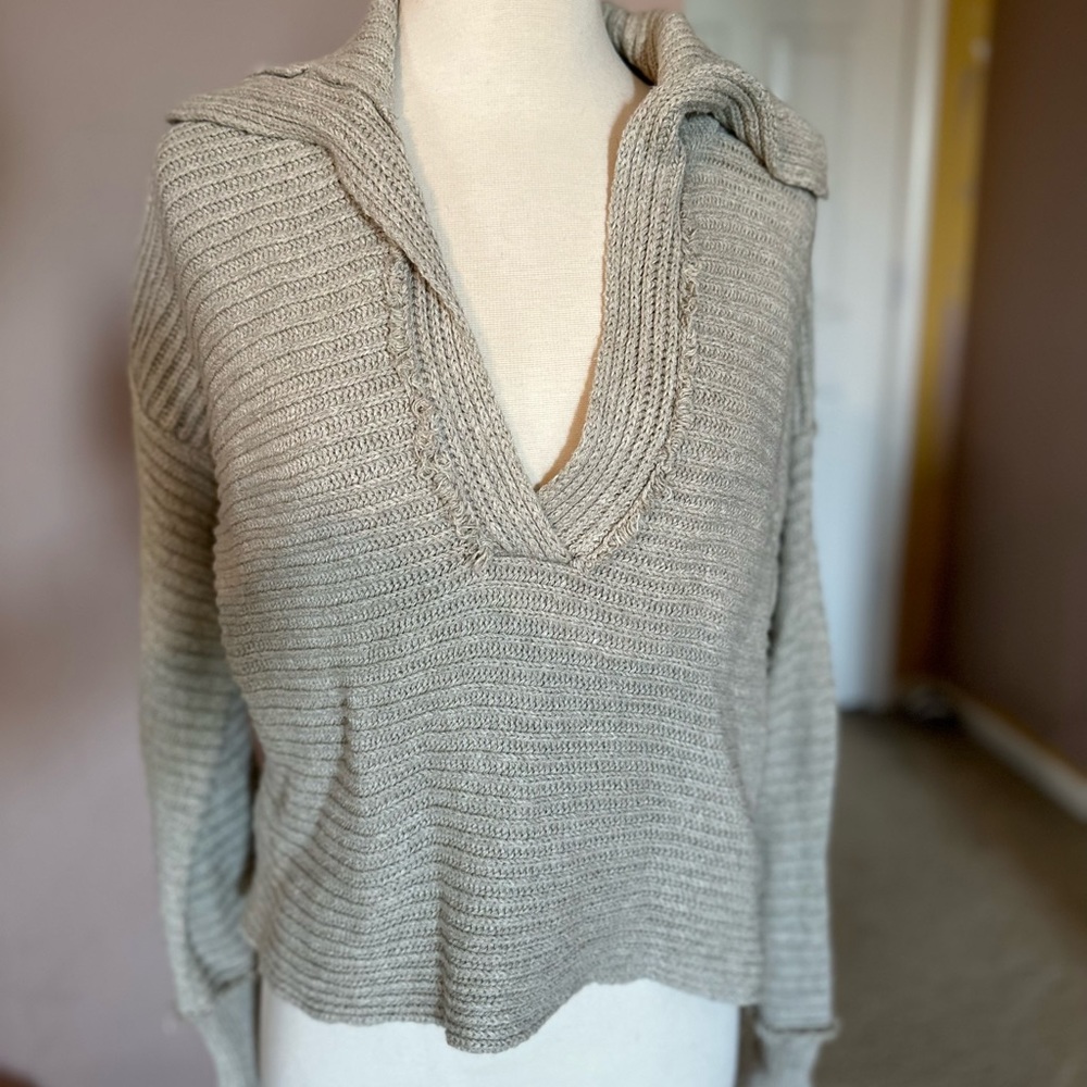 Free People beach knit top - sweater - XS